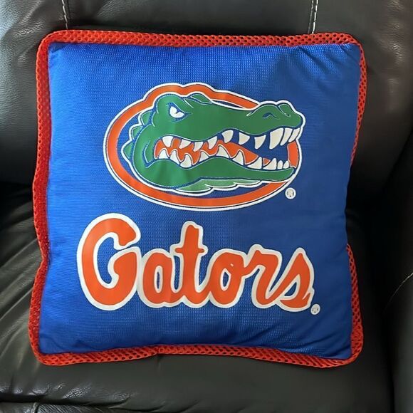Albert the Florida Gators football Basketball fan style decor soft throw pillow - Picture 3 of 3